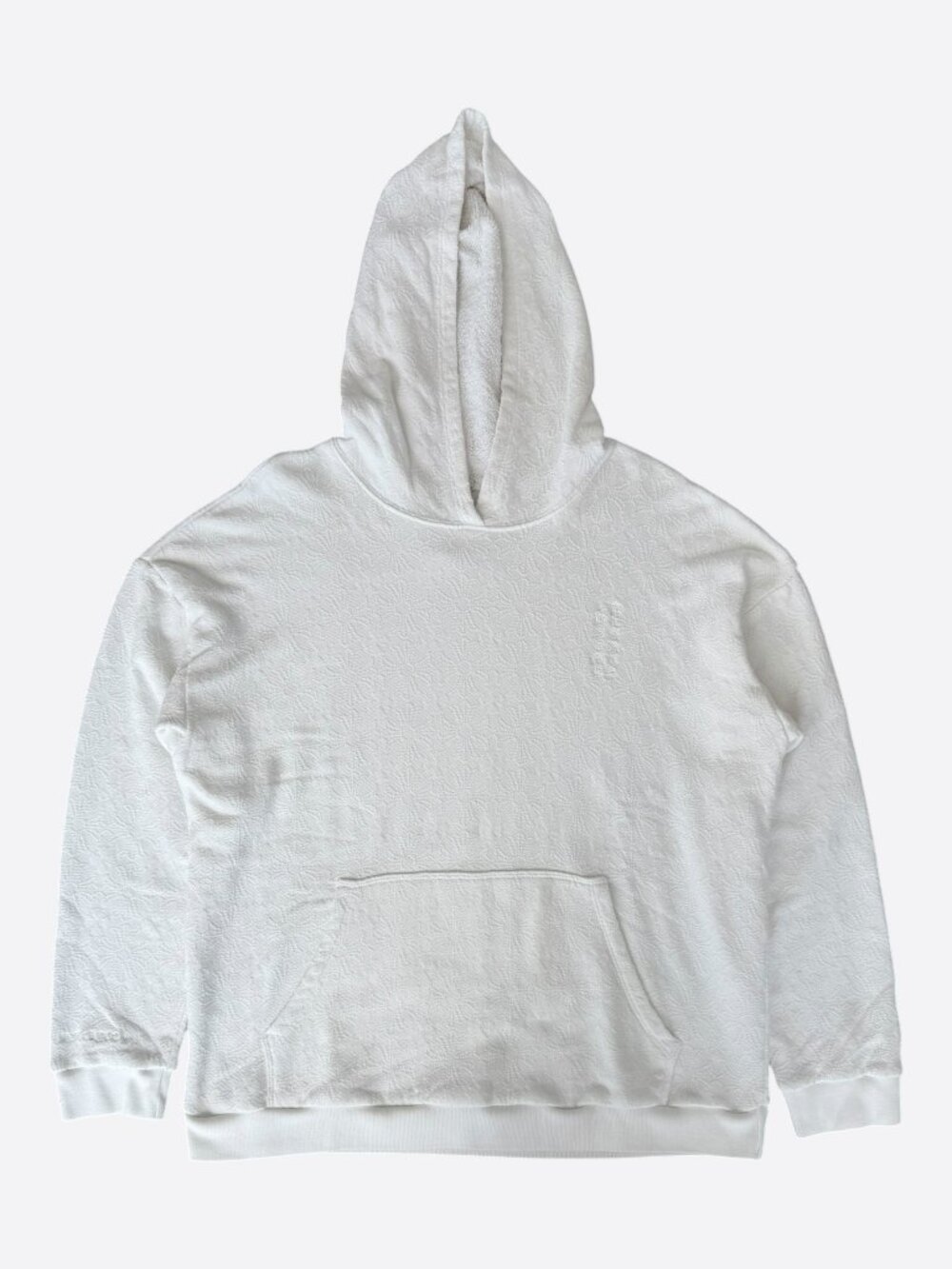 Chrome Hearts White Cross Jacquard Embroidered Hoodie